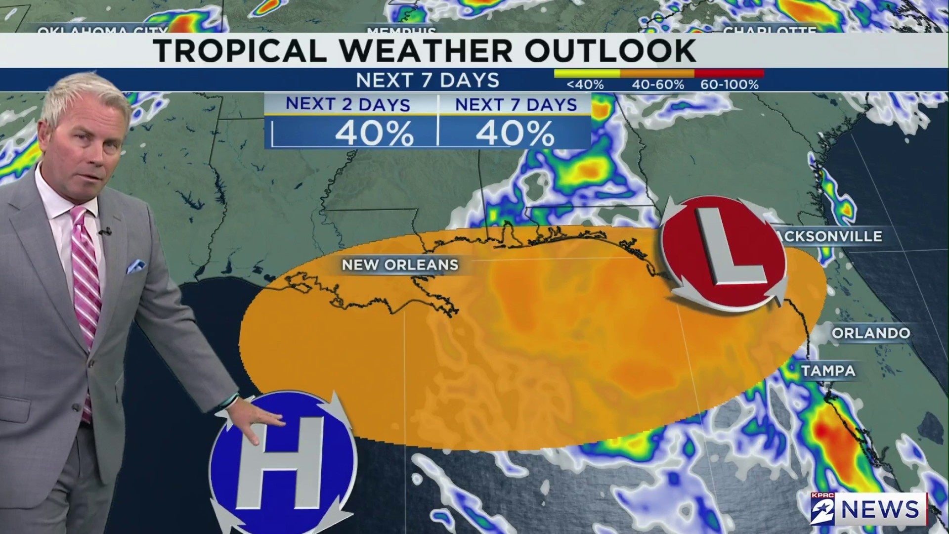 Heat dominates midweek, but storms from tropical disturbance will be back by Friday