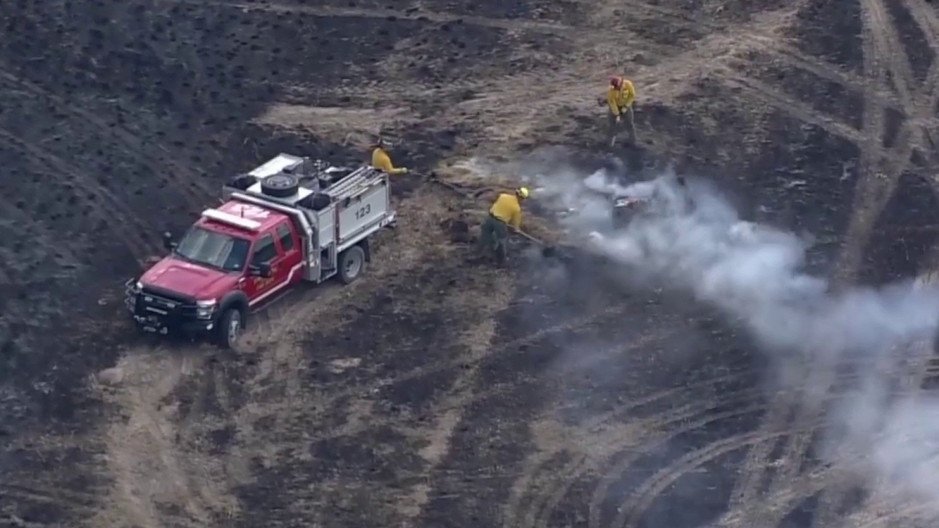 Grass fire breaks out in Montgomery County days after new burn ban issued