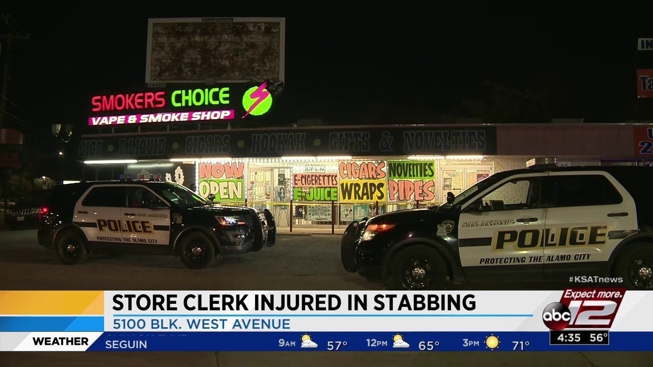 SAPD: Teen stabs store clerk multiple times during robbery at smoke shop