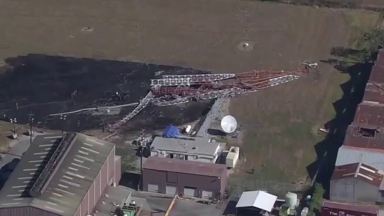 Communications tower involved in Houston helicopter crash had