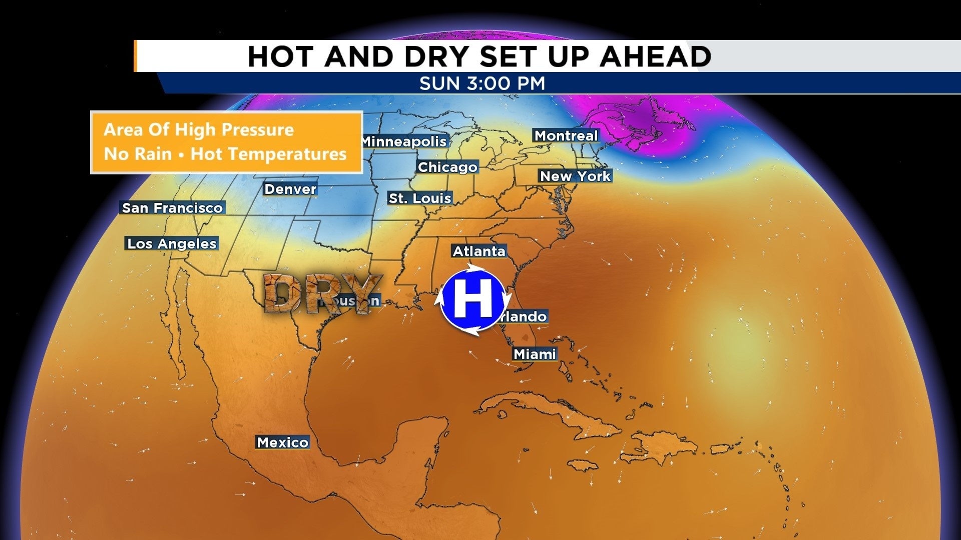 Sunny skies and 90-degree days on the horizon in Central Florida. Here’s your holiday forecast