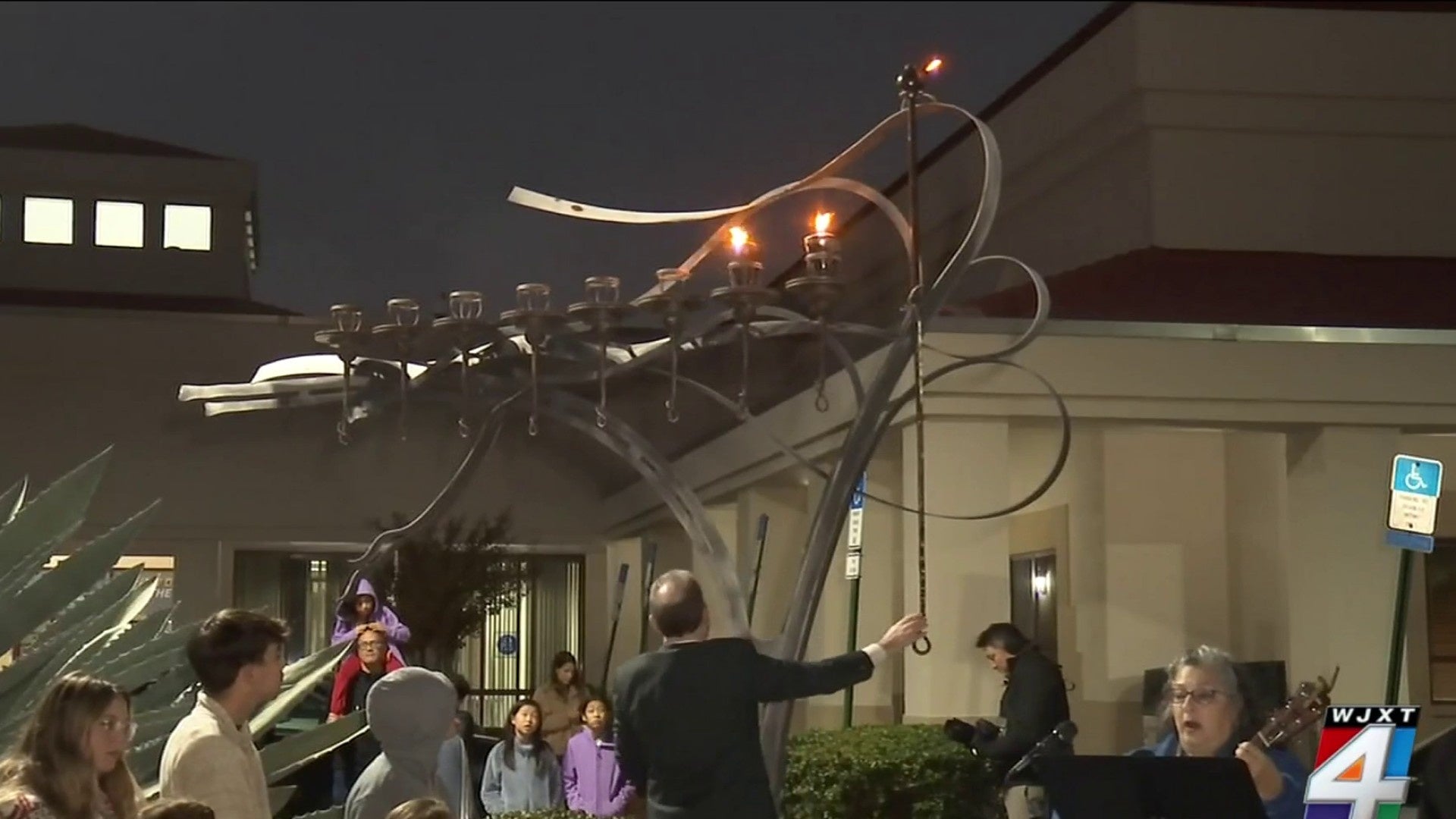 Jewish community in Jacksonville celebrates Hanukkah amid heightened security after Australia shooting