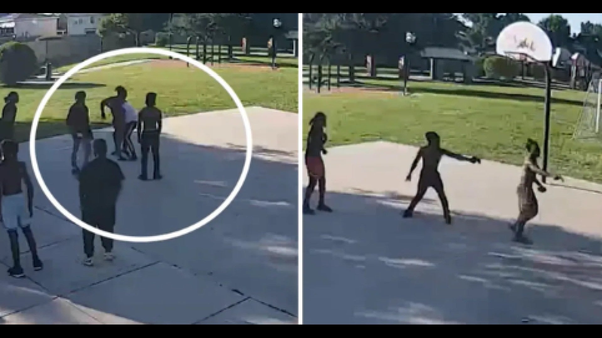 VIDEO: Shots fired after teens fight on Cypress basketball court
