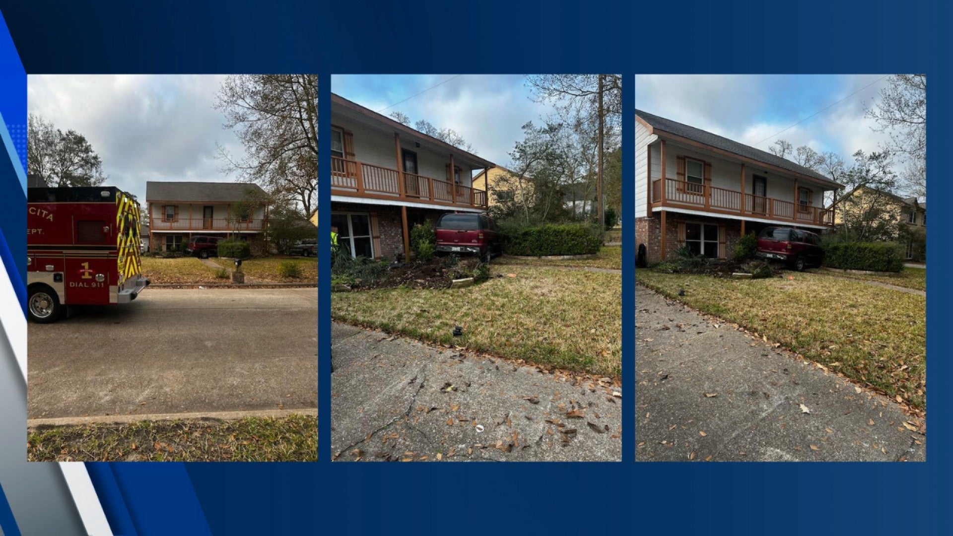 কনস্টেবল ডেপুটি বলেছেন গাড়ি 4 গজ চালায়, আটাসকোসিটাতে বাড়িতে আঘাত করে