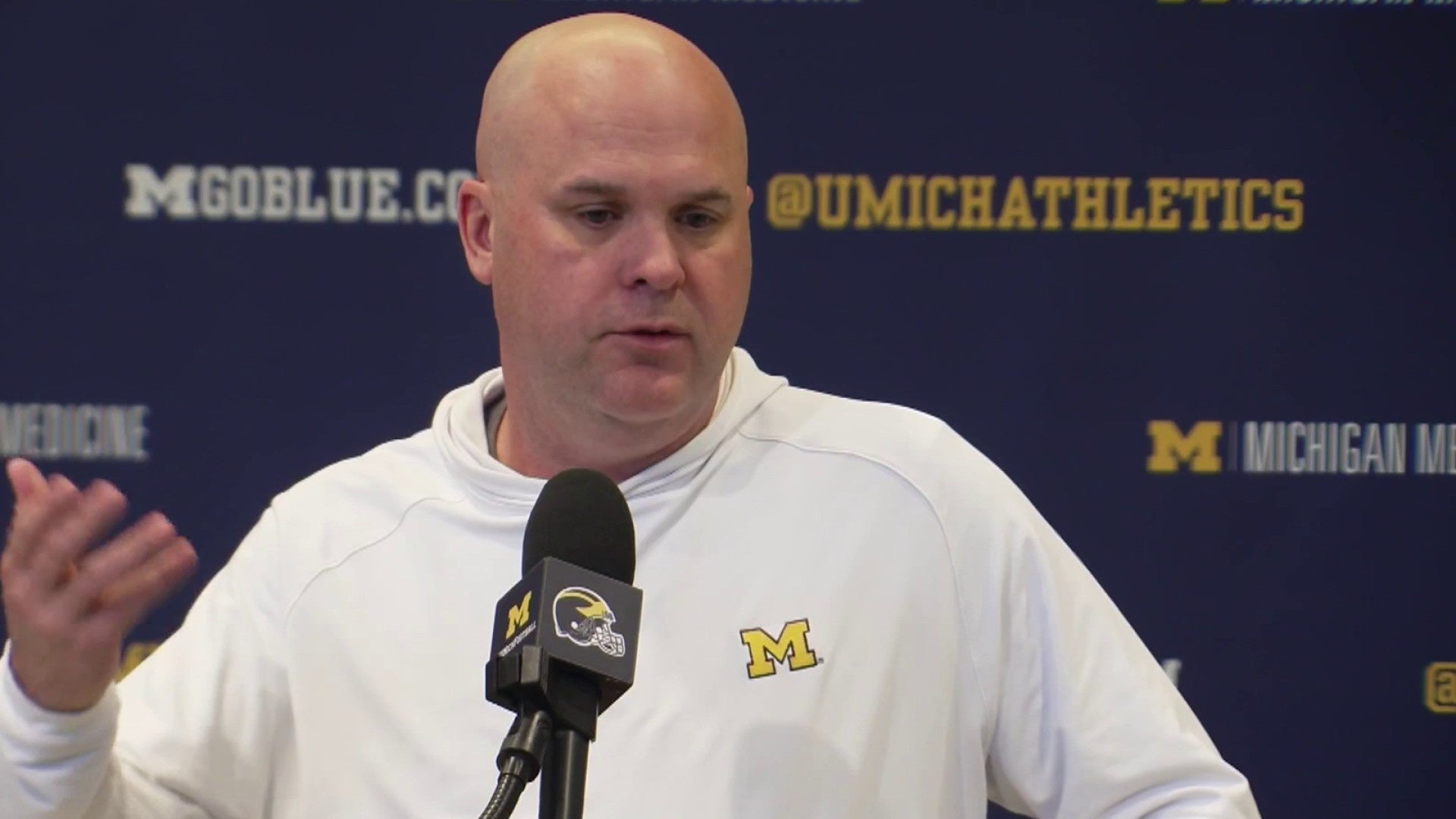 Michigan football OC Chip Lindsey talks quarterback battle ahead of spring practice