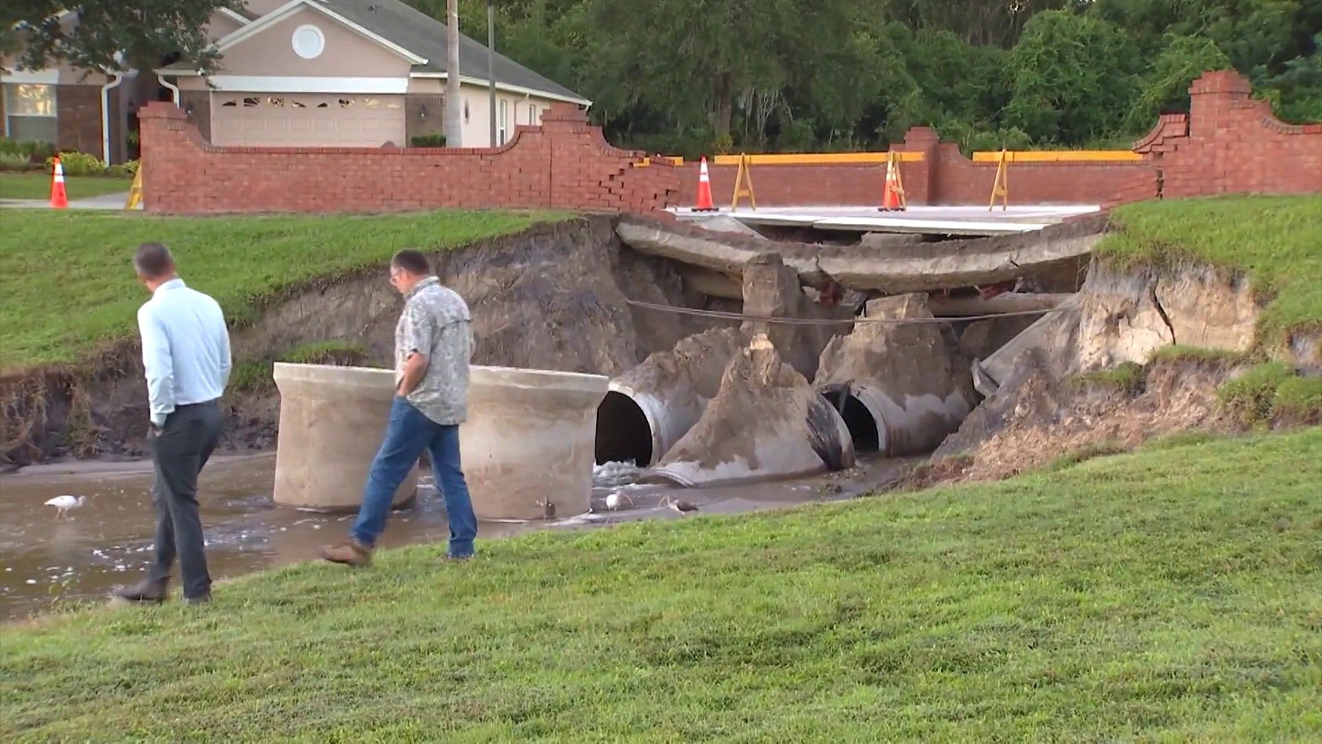 Eustis authorizes funding for repair of collapsed culvert at Spring Hill Estates