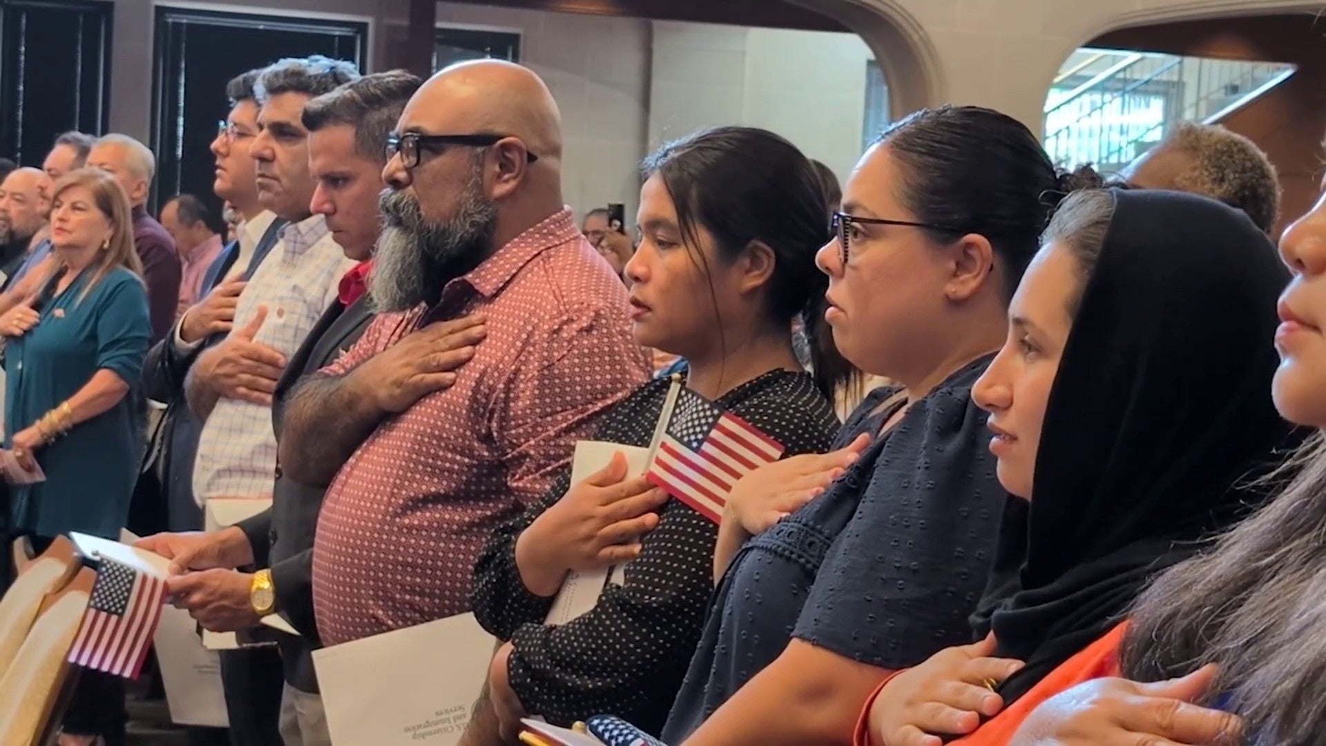 ‘It is worth it’: New naturalized citizens excited to give back to America