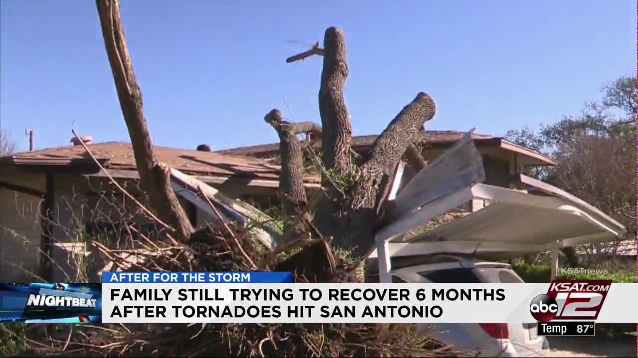 Video: Family moves back into home after devastating tornadoes