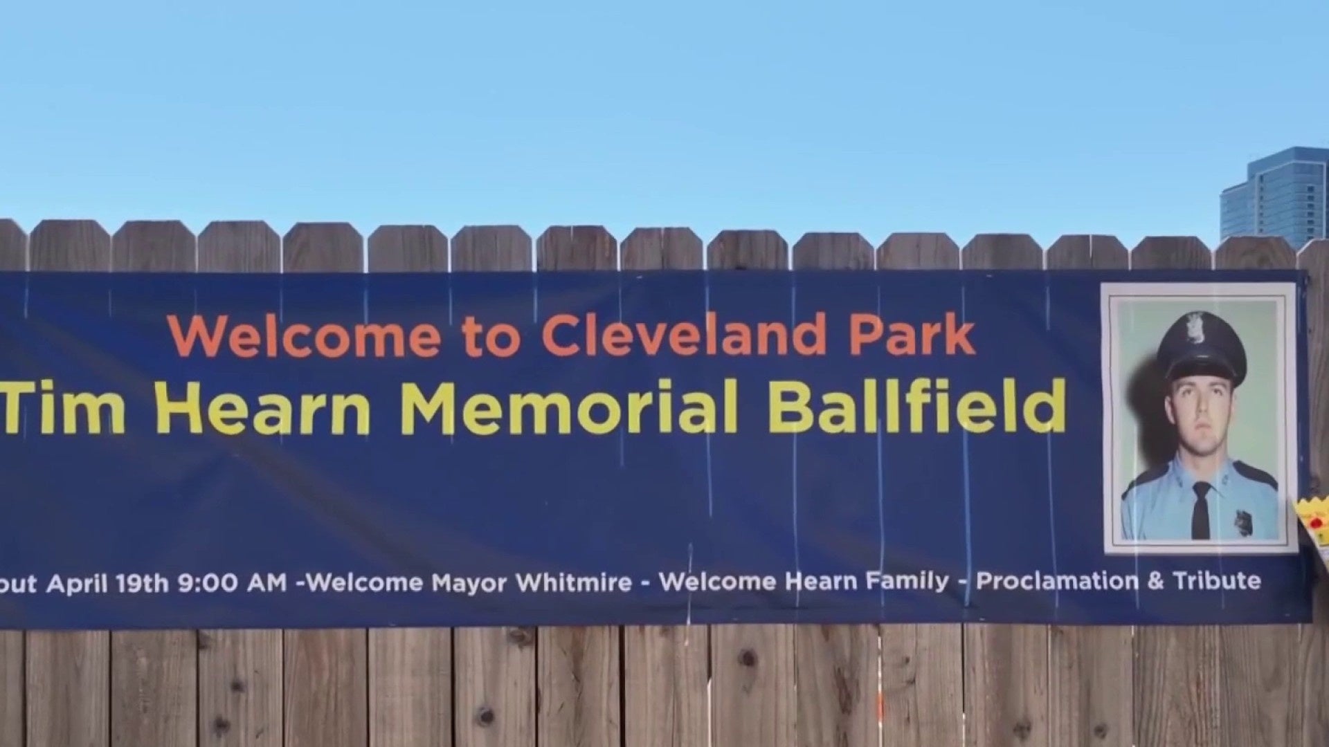 Cleveland Park’s memorial to fallen HPD officer is granted through generosity of you
